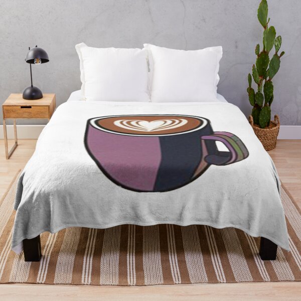 Item preview, Purple Cup of Dark Coffee with a Heart Illustration | Coffee Lovers Cup Illustration designed and sold by Time4Coffee.