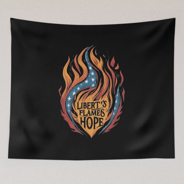 Item preview, Liberty's Flame Ignites Hope Patriotic T-Shirt  designed and sold by SSulatul101.