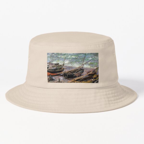 Vista previa del artículo con la obra «Barcos de pesca - Claude Monet», diseñado y vendido por dottyshai.