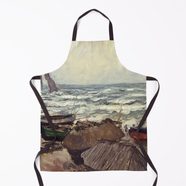 Item preview, Fishing Boats on the Beach at Etretat - Claude Monet designed and sold by dottyshai.