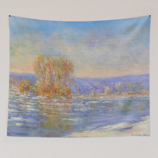 Item preview, Floating Ice near Bennecourt - Claude Monet designed and sold by dottyshai.