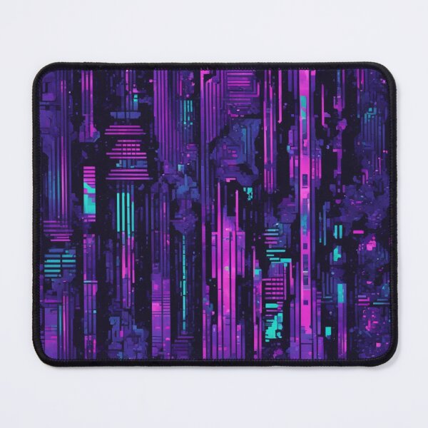 Item preview, Pixel Art Circuit, Vaporwave, Cyberpunk, Dark Art designed and sold by Burn-Ego.