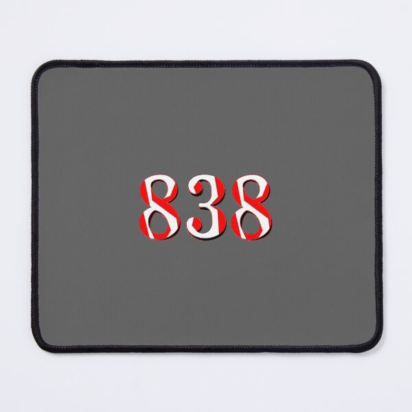 Item preview, number eight hundred and  thirty eight digit 838 order sequence team member age designed and sold by 4rpixs.