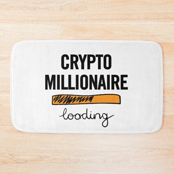 Item preview, "Crypto Millionaire: Living the Dream" designed and sold by artworkathome.