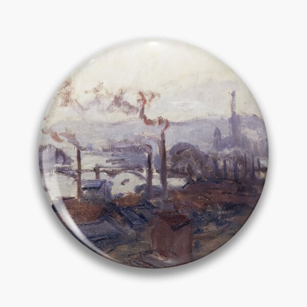 Artikelvorschau, Gesamtansicht von Rouen vom St. Catherines Bank aus - Claude Monet entworfen und verkauft von dottyshai.