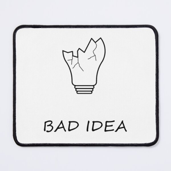 Item preview, Broken light bulb: Bad Idea designed and sold by CustomFizz.
