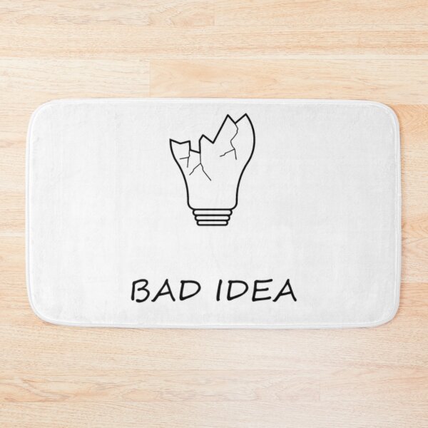 Item preview, Broken light bulb: Bad Idea designed and sold by CustomFizz.