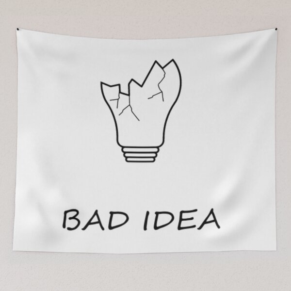 Item preview, Broken light bulb: Bad Idea designed and sold by CustomFizz.