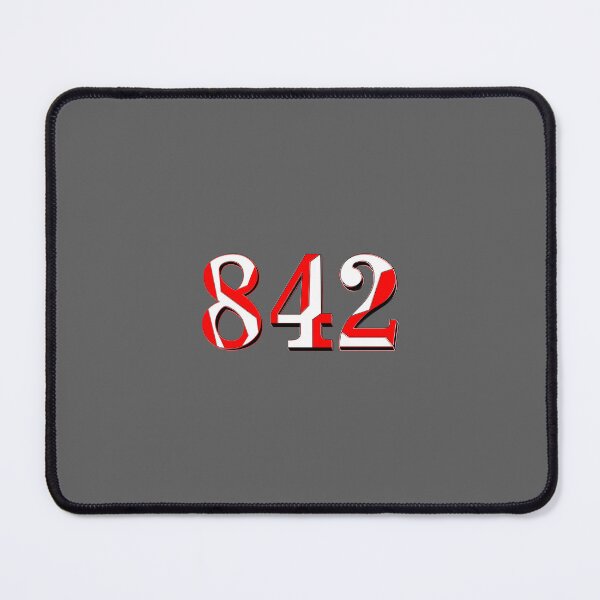 Item preview, number eight hundred and forty two digit 842 order sequence team member age designed and sold by 4rpixs.