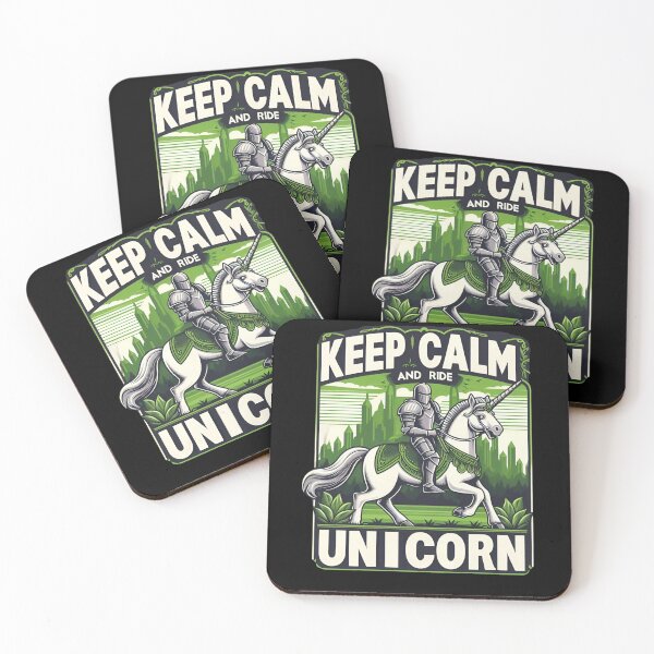 Item preview, Keep Calm And Ride a Unicorn designed and sold by CatherineLievre.