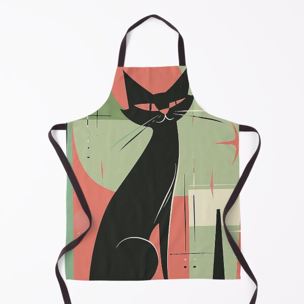 Item preview, Modern Retro Vintage Cat Art designed and sold by nomiraclehere.