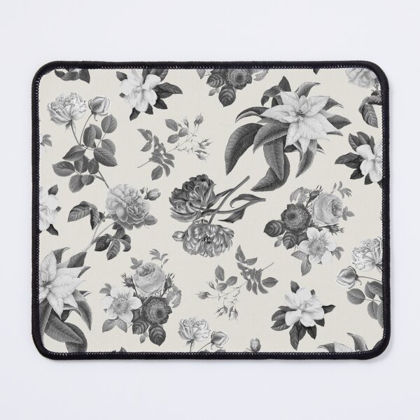 Item preview, Vintage flowers on cream background designed and sold by AbsentisDesigns.