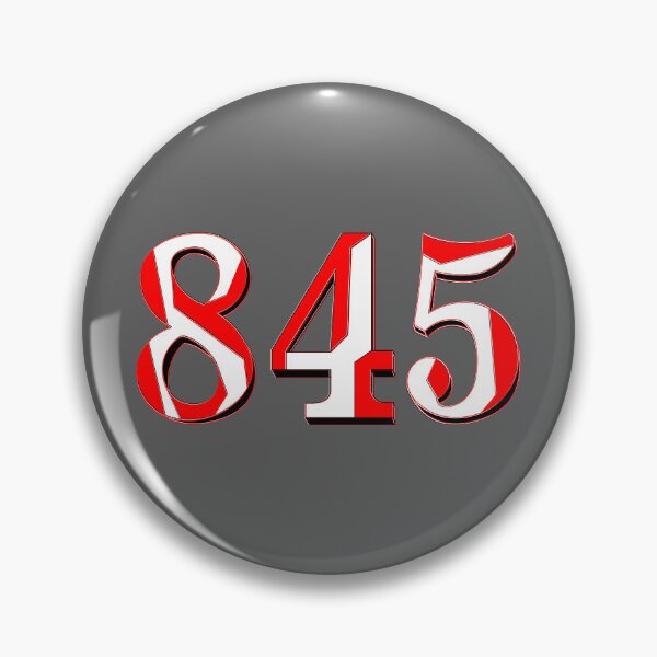 Item preview, number eight hundred and  forty five digit 845 order sequence team member age designed and sold by 4rpixs.