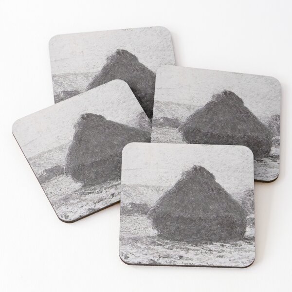 Item preview, Grainstack in the Sunlight, Snow Effect - Claude Monet designed and sold by dottyshai.