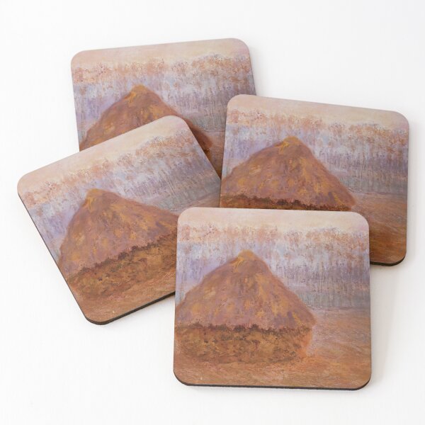Item preview, Grainstack in Winter, Misty Weather - Claude Monet designed and sold by dottyshai.
