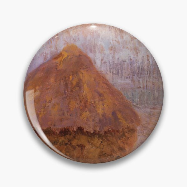 Item preview, Grainstack in Winter, Misty Weather - Claude Monet designed and sold by dottyshai.