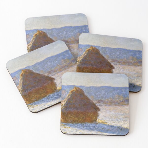 Item preview, Grainstack, Snow Effect, Morning - Claude Monet designed and sold by dottyshai.