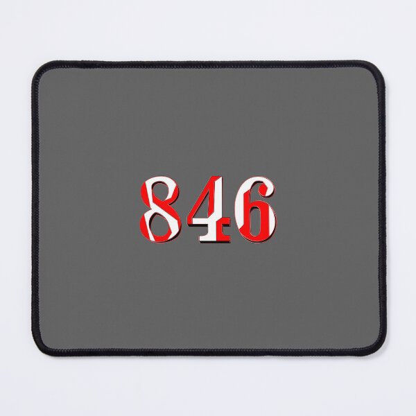 Item preview, number eight hundred and forty six digit 846 order sequence team member age designed and sold by 4rpixs.