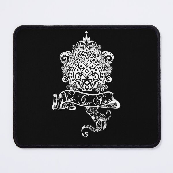 Item preview, old school design in white, quote, desing tattoo, streetwear, Vide Cui Fidas designed and sold by AsARTcrew.