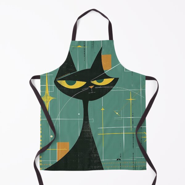 Item preview, Modern Retro Vintage Cat Art designed and sold by nomiraclehere.