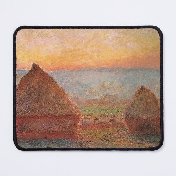Item preview, Grainstacks at Giverny, Sunset - Claude Monet designed and sold by dottyshai.