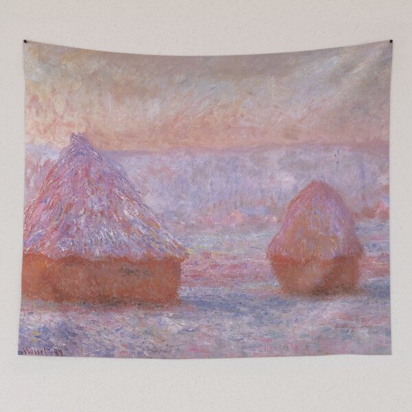 Item preview, Grainstacks at Giverny, Morning Effect - Claude Monet designed and sold by dottyshai.
