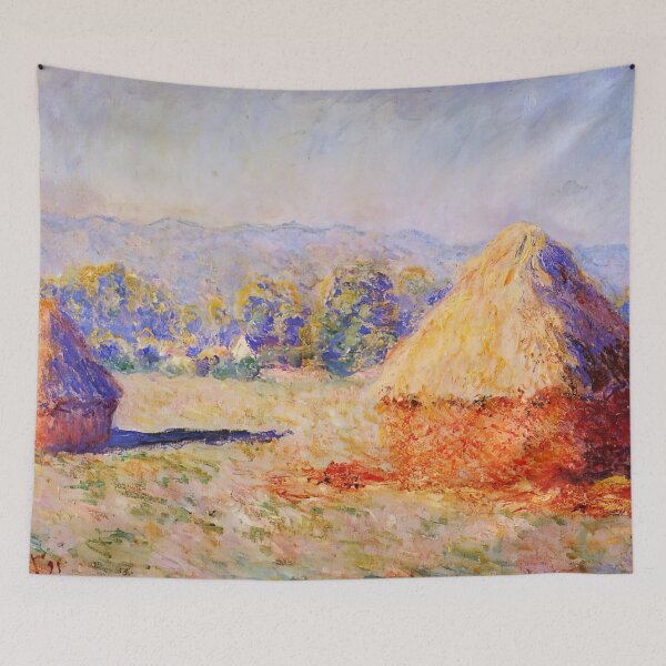 Item preview, Grainstacks in the Sunlight, Morning Effect - Claude Monet designed and sold by dottyshai.