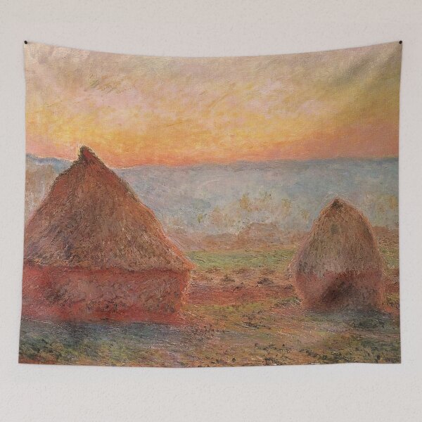 Item preview, Grainstacks at Giverny, Sunset - Claude Monet designed and sold by dottyshai.
