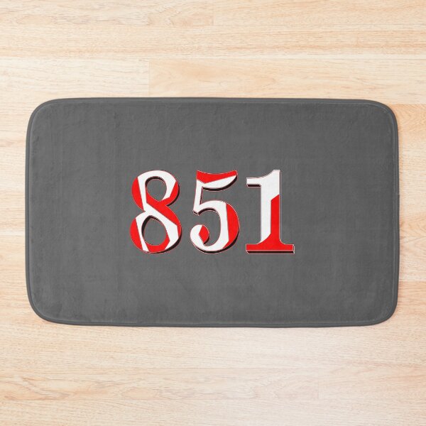Item preview, number eight hundred and fifty one digit 851 order sequence team member age designed and sold by 4rpixs.
