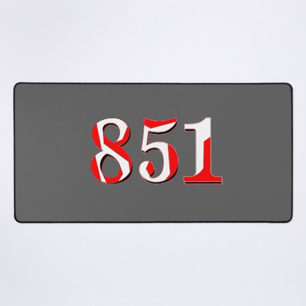 Item preview, number eight hundred and fifty one digit 851 order sequence team member age designed and sold by 4rpixs.