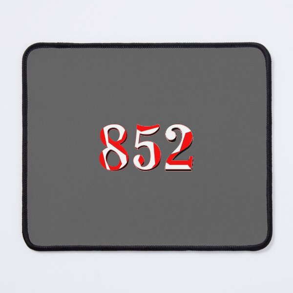 Item preview, number eight hundred and fifty two digit 852 order sequence team member age designed and sold by 4rpixs.