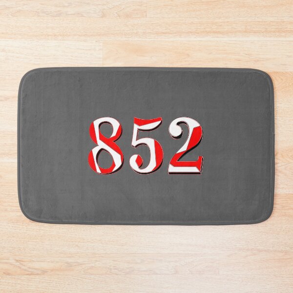 Item preview, number eight hundred and fifty two digit 852 order sequence team member age designed and sold by 4rpixs.
