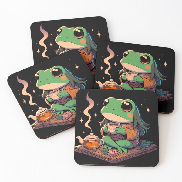 Item preview, Frog Drinks Tea designed and sold by CatherineLievre.