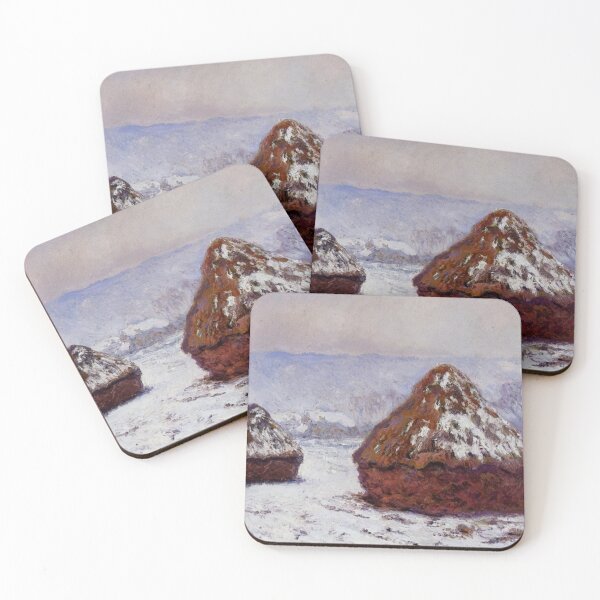 Item preview, Grainstacks, White Frost Effect - Claude Monet designed and sold by dottyshai.