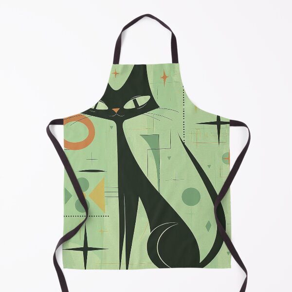 Item preview, Modern Retro Vintage Cat Art designed and sold by nomiraclehere.