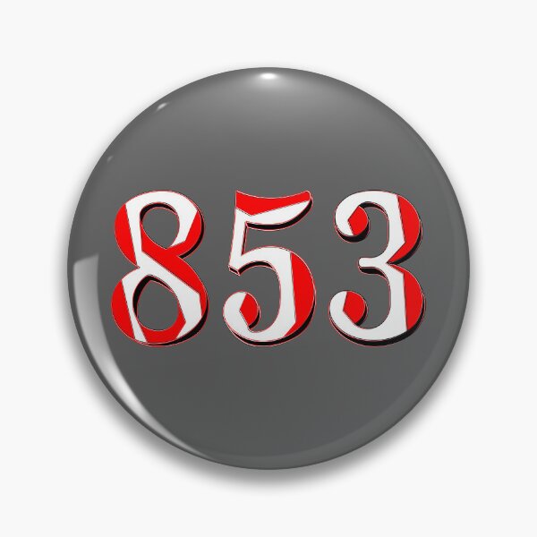 Item preview, number eight hundred and fifty three digit 853 order sequence team member age designed and sold by 4rpixs.