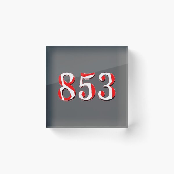 Item preview, number eight hundred and fifty three digit 853 order sequence team member age designed and sold by 4rpixs.