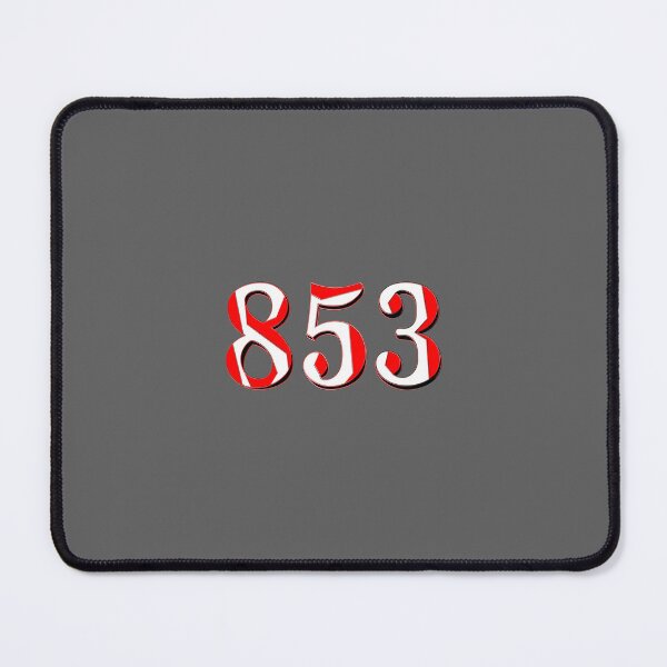 Item preview, number eight hundred and fifty three digit 853 order sequence team member age designed and sold by 4rpixs.