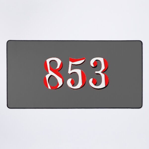 Item preview, number eight hundred and fifty three digit 853 order sequence team member age designed and sold by 4rpixs.