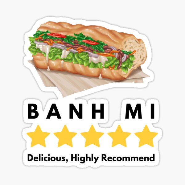 Item preview, Banh Mi Sandwich 5 star rating designed and sold by sydney-syder.