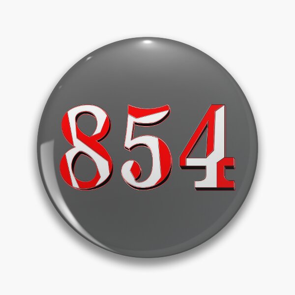 Item preview, number eight hundred and fifty four digit 854 order sequence team member age designed and sold by 4rpixs.