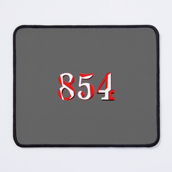 Item preview, number eight hundred and fifty four digit 854 order sequence team member age designed and sold by 4rpixs.