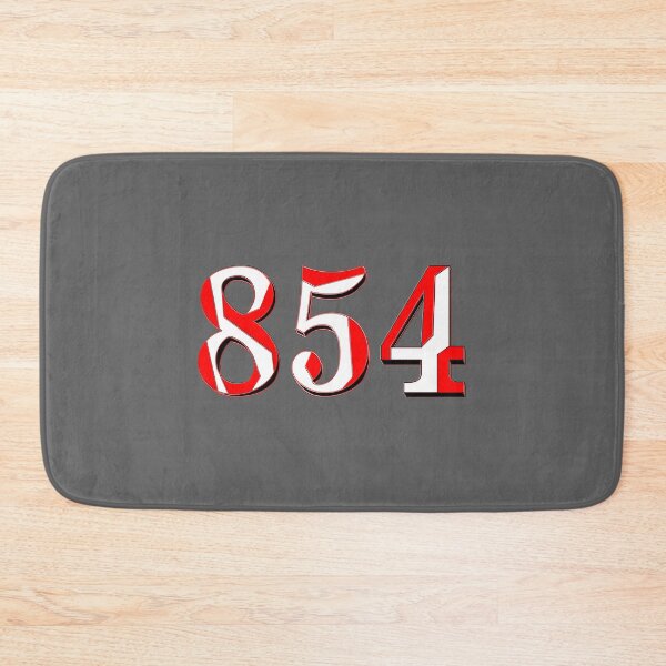 Item preview, number eight hundred and fifty four digit 854 order sequence team member age designed and sold by 4rpixs.