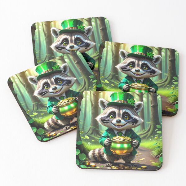 Item preview, Raccoon Leprechaun designed and sold by Jbl55.