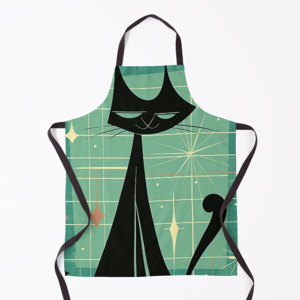 Item preview, Modern Retro Vintage Cat Art designed and sold by nomiraclehere.