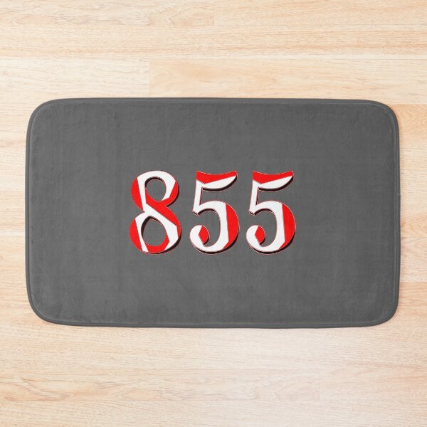 Item preview,  number eight hundred and fifty five digit 855 order sequence team member age designed and sold by 4rpixs.