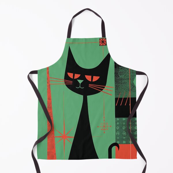 Item preview, Modern Retro Vintage Cat Art designed and sold by nomiraclehere.