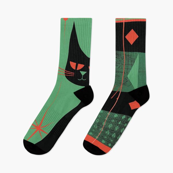 Item preview, Modern Retro Vintage Cat Art designed and sold by nomiraclehere.