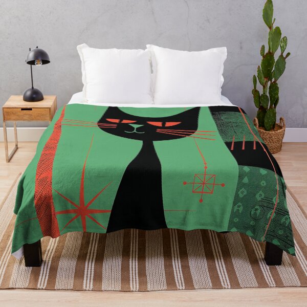 Item preview, Modern Retro Vintage Cat Art designed and sold by nomiraclehere.