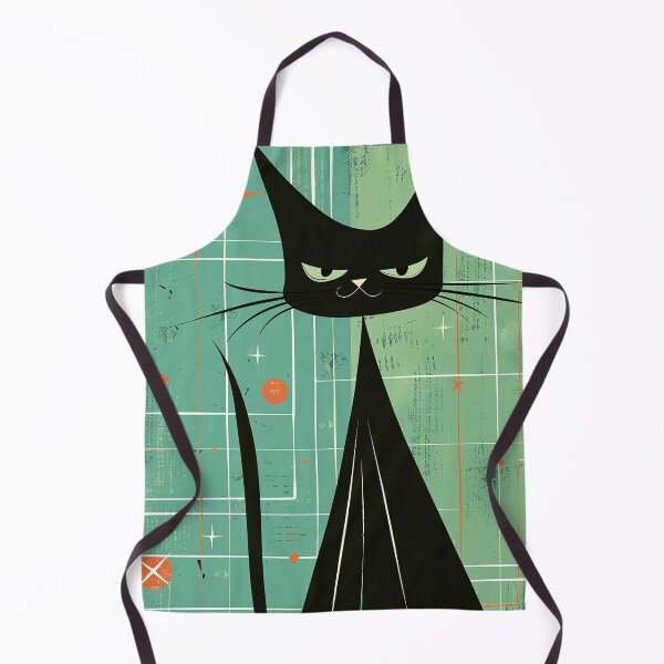 Item preview, Modern Retro Vintage Cat Art designed and sold by nomiraclehere.